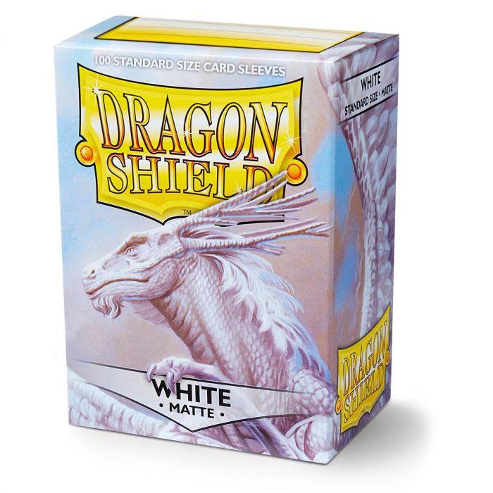 Dragon Shield - 100 protège-cartes standard Mat - Blanc