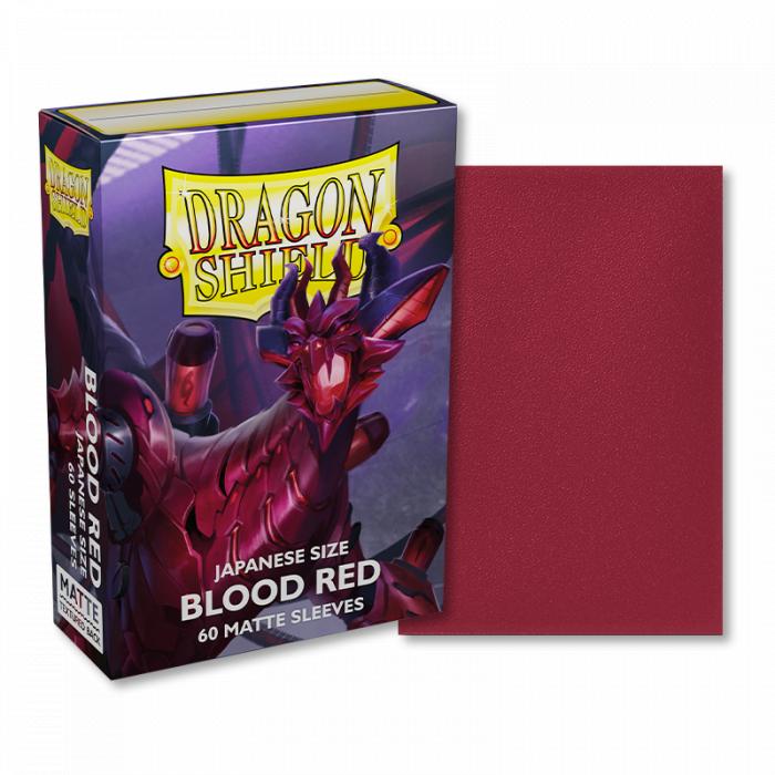 Dragon Shield - 60 protège-cartes Mini Mat - Blood Red