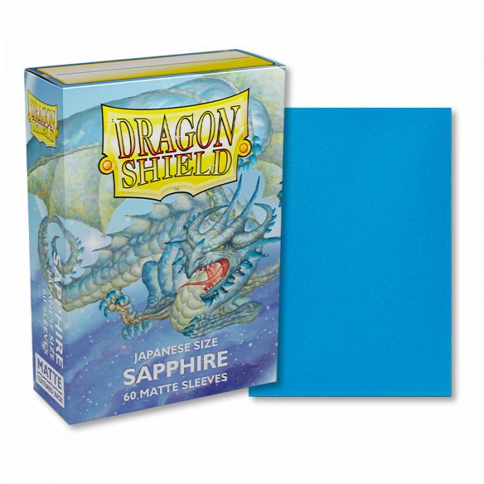 Dragon Shield - 60 Protège-cartes Mini Mat - Sapphire