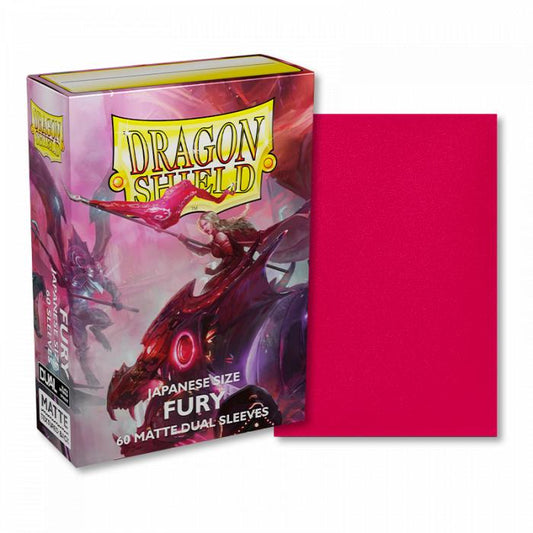Dragon Shield - 60 protège-cartes Mini Dual Mat - Fury