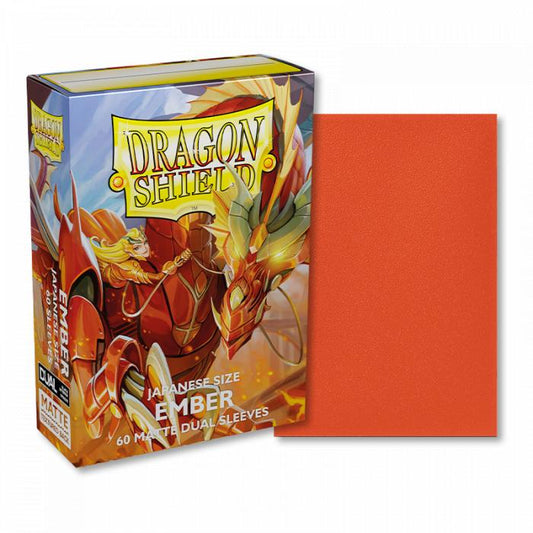 Dragon Shield - 60 protège-cartes Mini Dual Mat - Ember