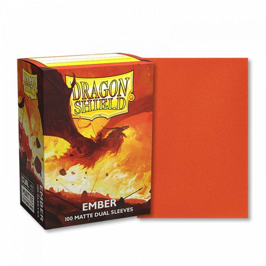 Dragon Shield - 100 protège-cartes standard Dual Mat - Ember