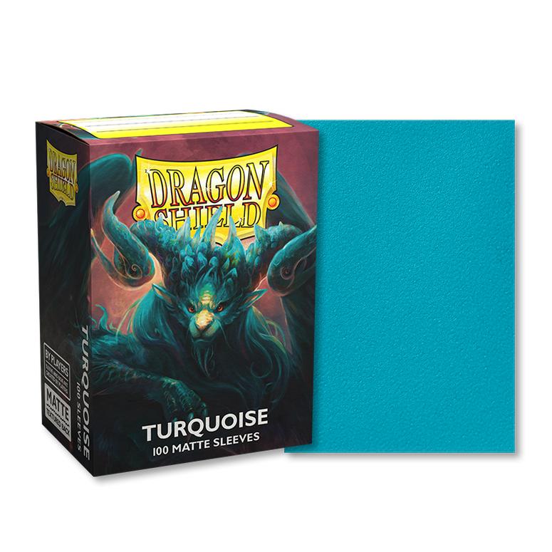 Dragon Shield - 100 protège-cartes standard Mat - Turquoise