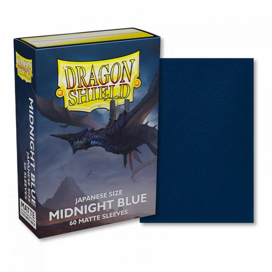 Dragon Shield - 60 protège-cartes Mini Mat - Midnight Blue