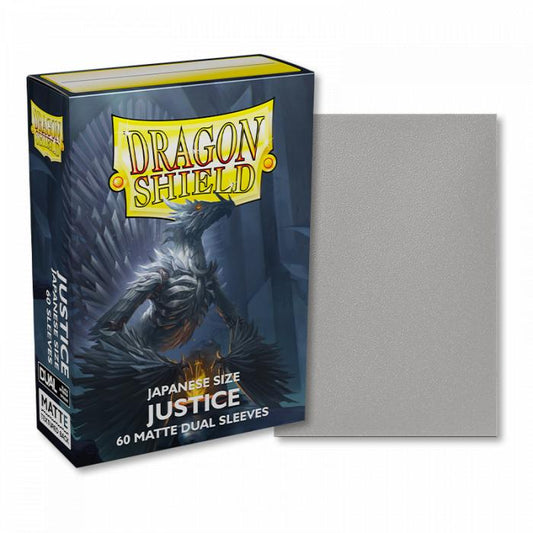 Dragon Shield - 60 protège-cartes Mini Dual Mat - Justice