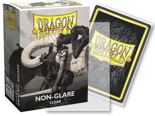 Dragon Shield - 100 protège-cartes standard Mat Non-glare - Transparent V2