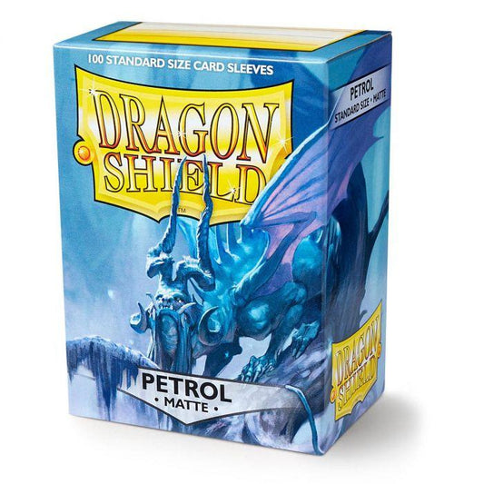 Dragon Shield - 100 protège-cartes standard Mat - Bleu Pétrole