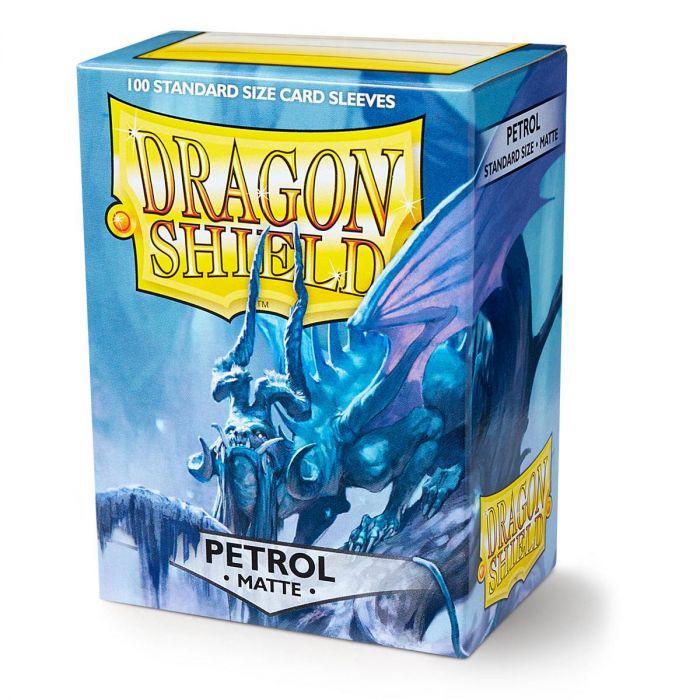 Dragon Shield - 100 protège-cartes standard Mat - Bleu Pétrole