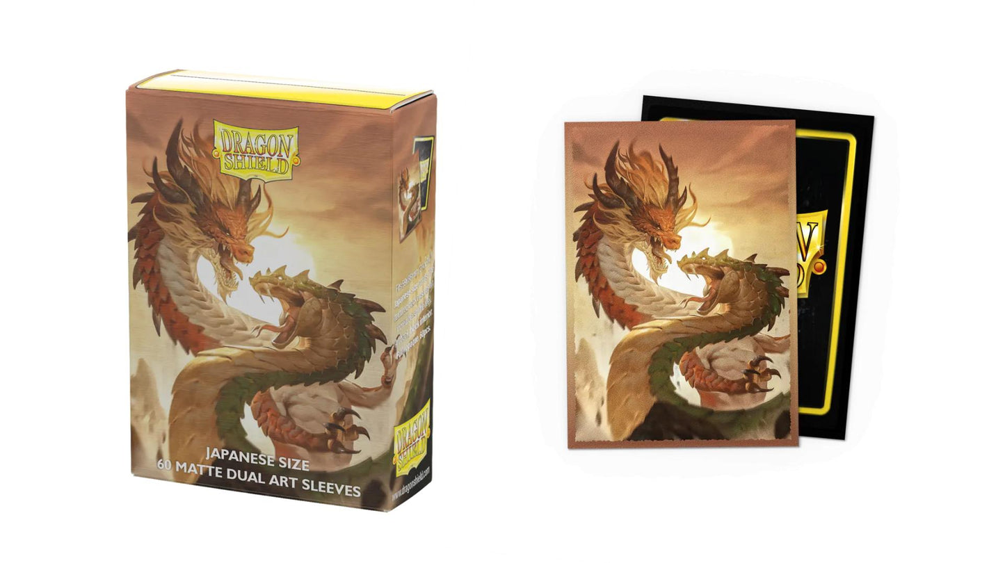 Dragon Shield - 60 protège-cartes Mini Art Dual Mat - Wood Snake 2025