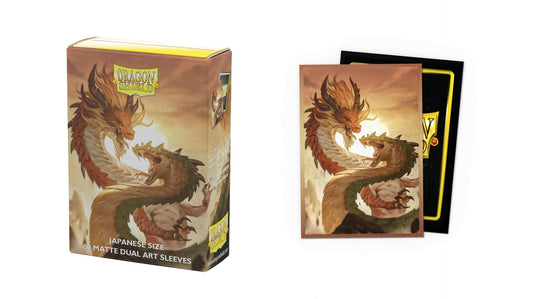 Dragon Shield - 60 protège-cartes Mini Art Dual Mat - Wood Snake 2025