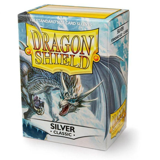 Dragon Shield - 100 protège-cartes standard - Argent