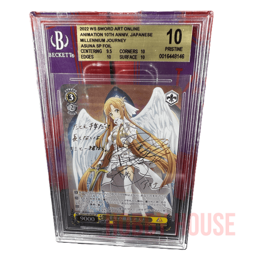 2022 Weiss Schwarz Sword Art Online 10th Anniversary SP Asuna Millennium Journey Japanese Foil BGS 10 Pristine Beckett Graded
