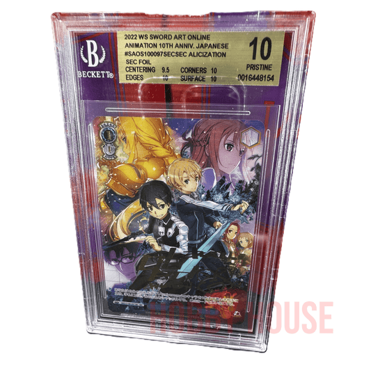 2022 Weiss Schwarz Sword Art Online 10th Anniversary Alicization SP Foil Japanese BGS 10 Pristine Beckett Graded