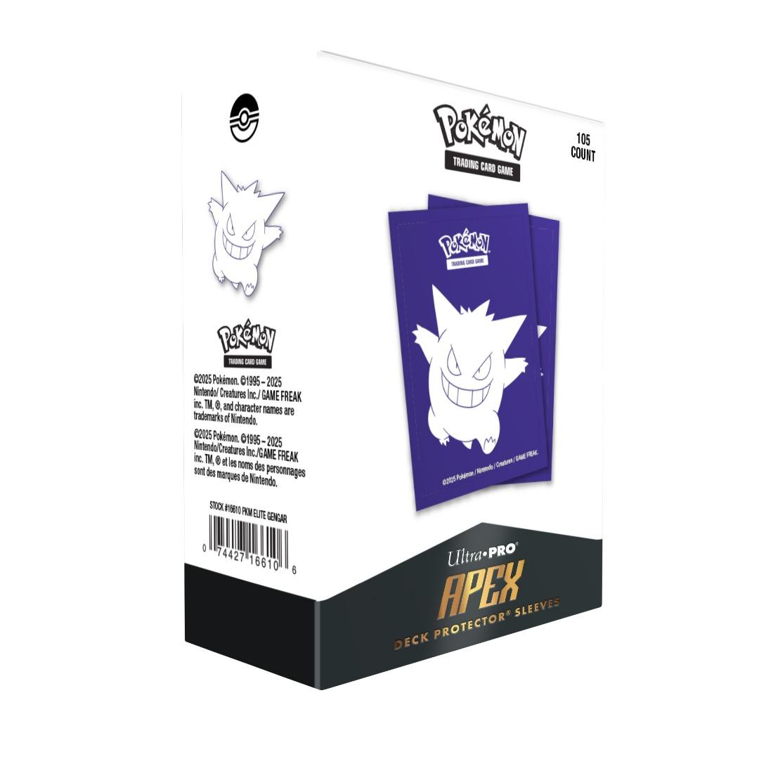 Ultra Pro - 105 protège-cartes standard APEX Pokémon - Elite Series: Ectoplasma