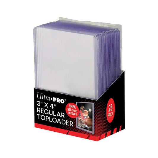 Ultra Pro - 3 X 4 Clear Toploader with Penny Sleeves 25ct