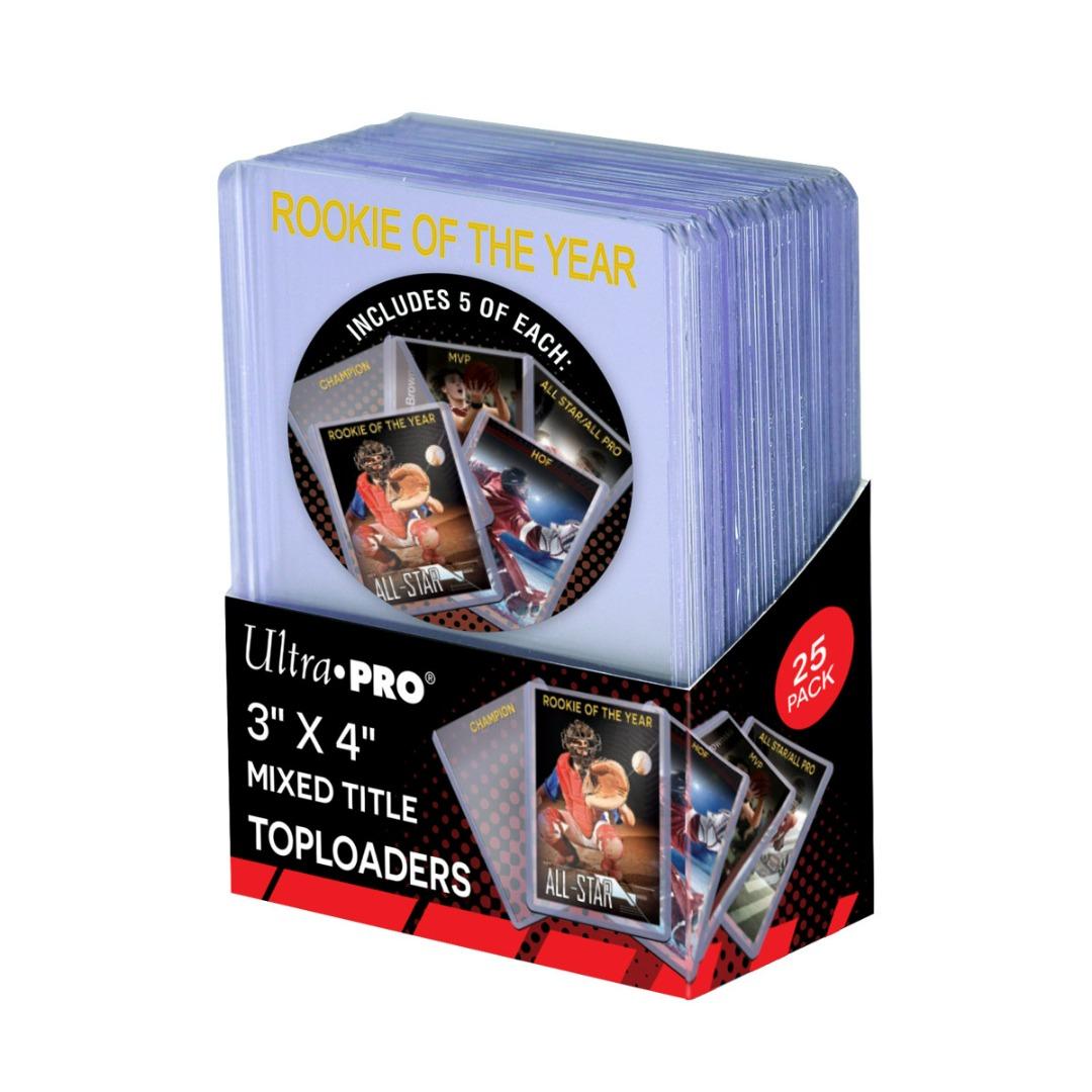 Ultra Pro - 3 X 4 Mixed Title Toploader 25ct