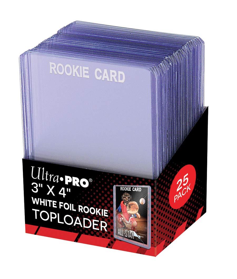 Ultra Pro - 3 X 4 Rookie White Toploader 25ct