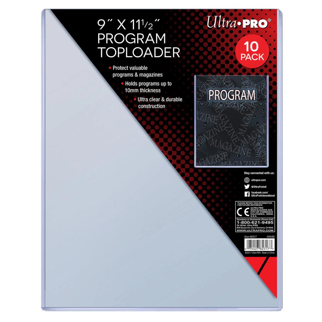 Ultra Pro - 9 X 11-1/2 Program Toploader 10ct