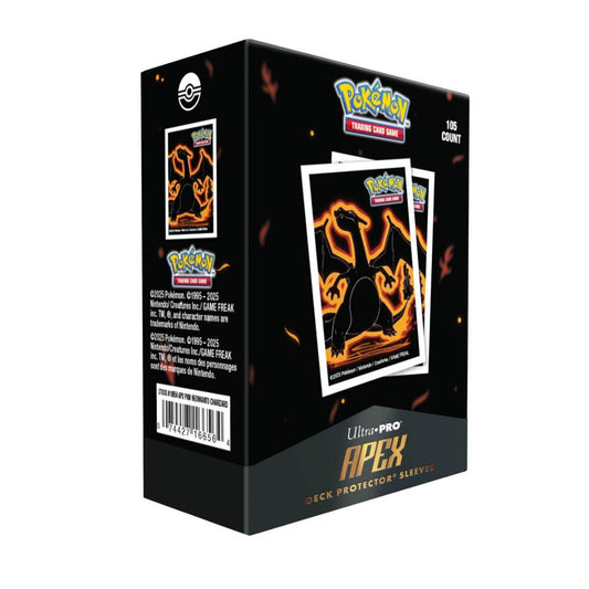 Ultra Pro - 105 protège-cartes standard APEX Pokémon - Neon Kanto : Dracaufeu