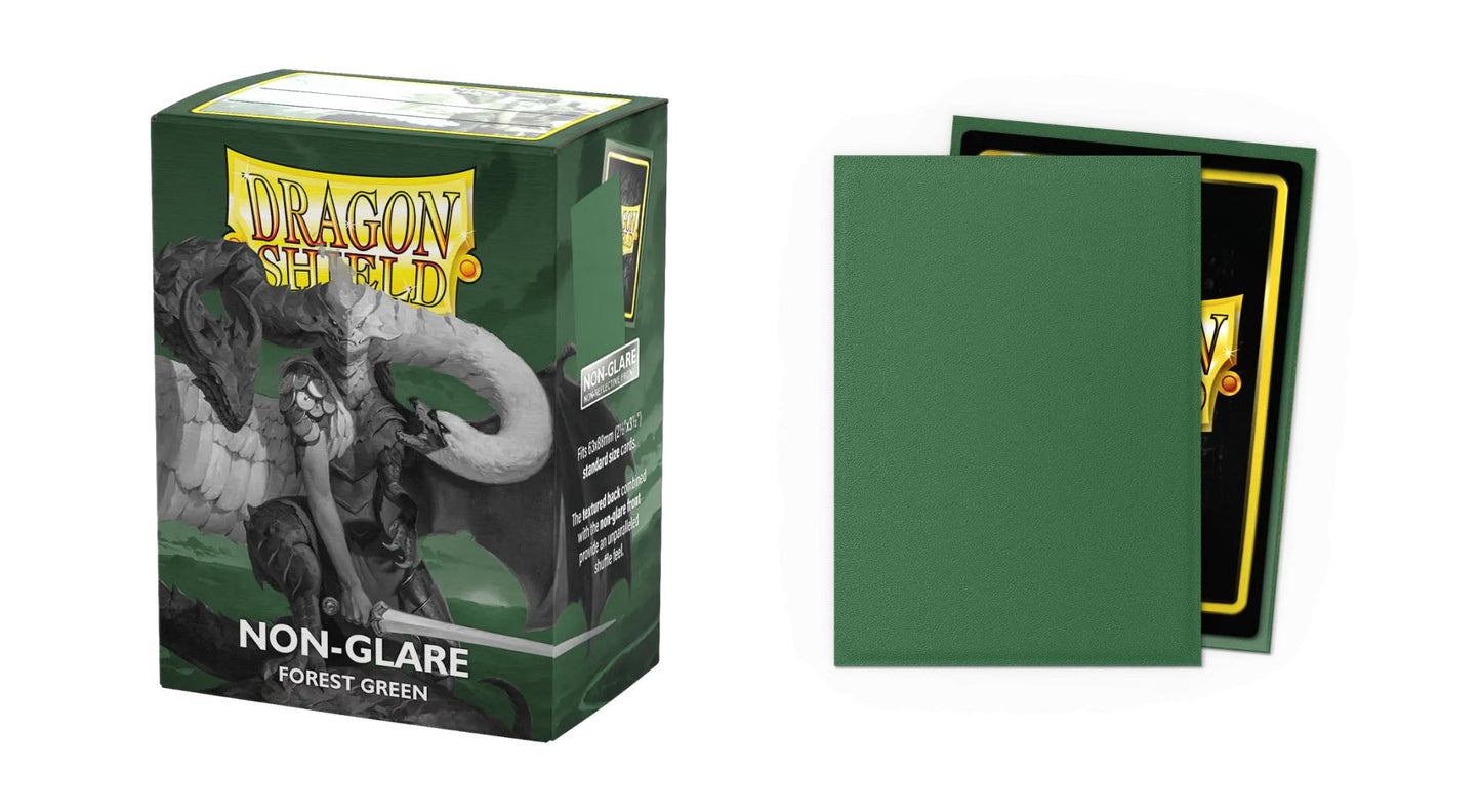 Dragon Shield - 100 protège-cartes standard Mat Non-glare - Forest Green