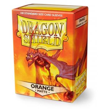 Dragon Shield - 100 protège-cartes standard Mat - Orange