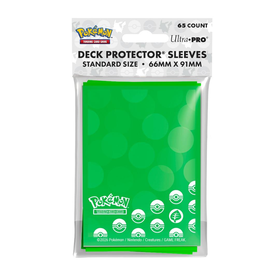 Ultra Pro - 65 protège-cartes standard Pokémon - Énergie Plante