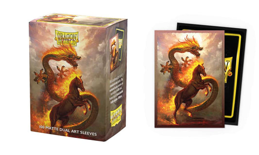 Dragon Shield - 100 protège-cartes Standard Art - Fire Horse 2026