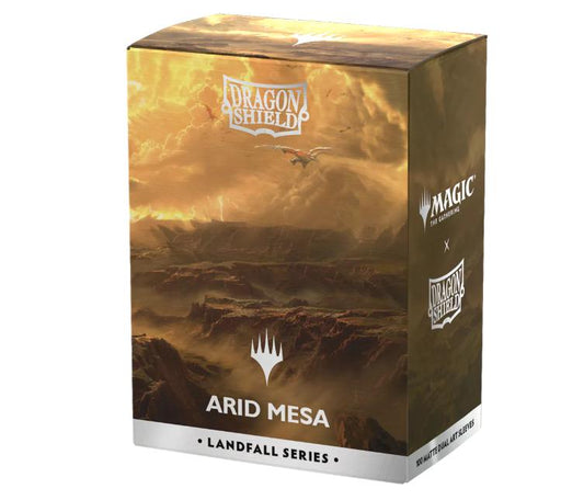 Dragon Shield - 100 protège-cartes Standard Art Landfall Series - Arid Mesa
