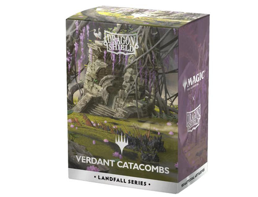 Dragon Shield - 100 protège-cartes Standard Art Landfall Series - Verdant Catacomb