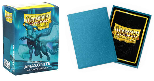 Dragon Shield - 100 protège-cartes Standard Sparkle Series : Amazonite