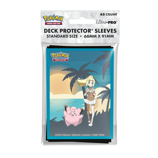 Ultra Pro - 65ct Deck Protector Sleeves pour Pokémon - Lilie et Mélofée