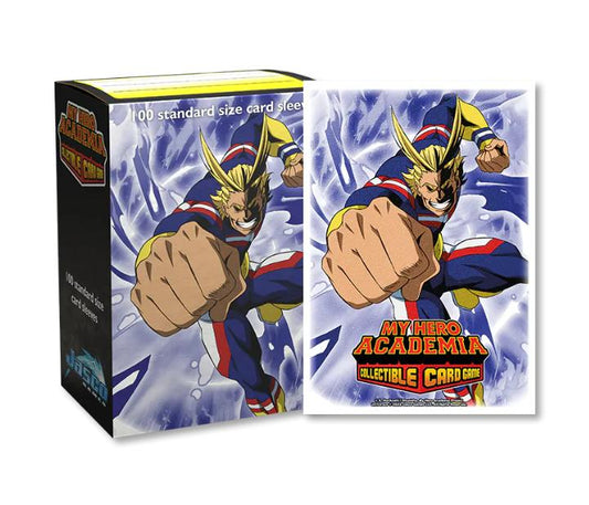 Dragon Shield - 100 protège-cartes Standard Art - All Might Punch