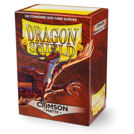 Dragon Shield - 100 protège-cartes standard Mat - Crimson