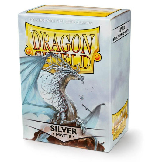 Dragon Shield - 100 protège-cartes standard Mat - Argent