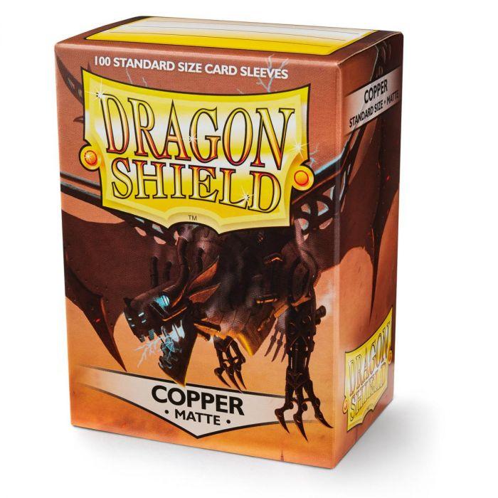 Dragon Shield - 100 protège-cartes standard Mat - Cuivre