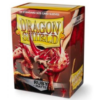 Dragon Shield - 100 protège-cartes standard Mat - Rubis