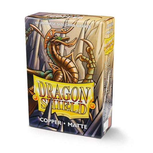 Dragon Shield - 60 protège-cartes Mini : Cuivre Mat
