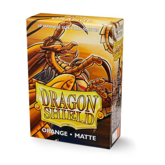 Dragon Shield - 60 protège-cartes Mini : Orange Mat