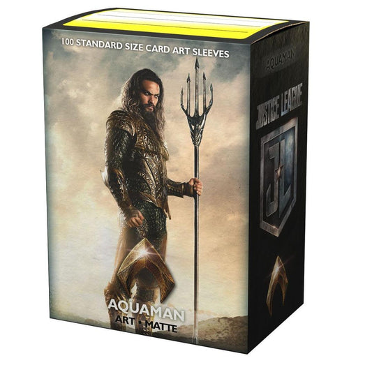 Dragon Shield - 100 protège-cartes Standard Art - Justice League - Aquaman
