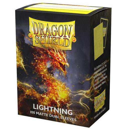 Dragon Shield - 100 protège-cartes standard Dual Mat - Lightning