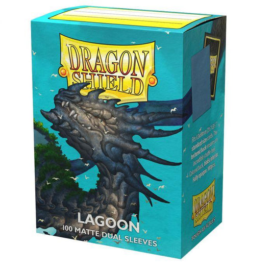 Dragon Shield - 100 protège-cartes standard Dual Mat - Lagoon