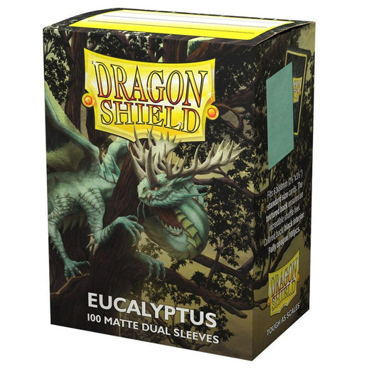 Dragon Shield - 100 protège-cartes standard Dual Mat - Eucalyptus