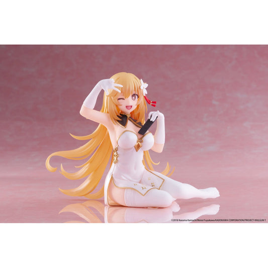 A Certain Scientific Railgun Figurine Misaki Shokuho Chinese Dress Desktop Cute Figure