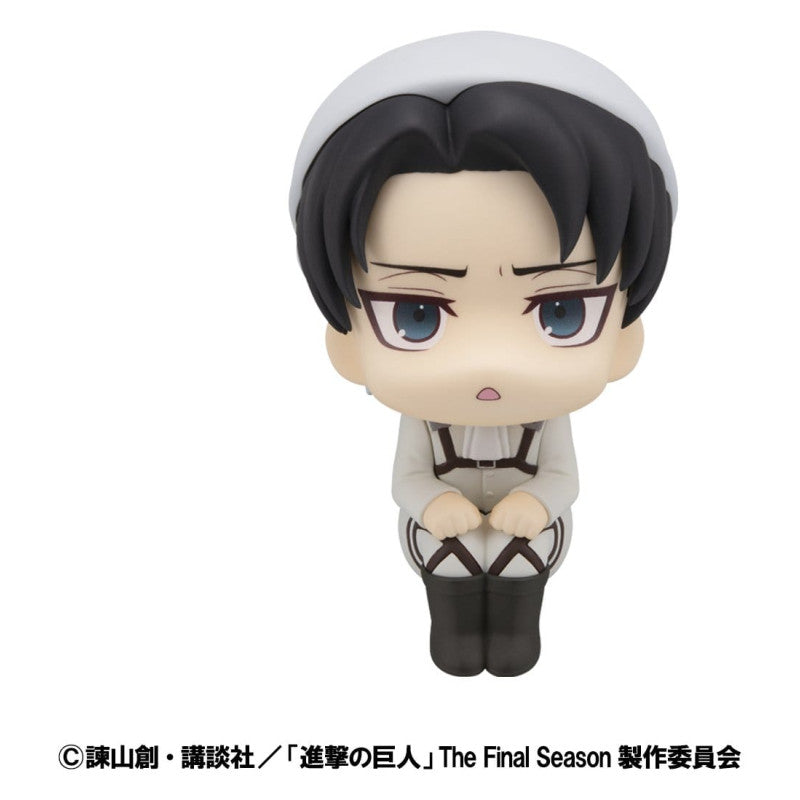Attack On Titan Figurine Levi Cleaning Up Look Up
