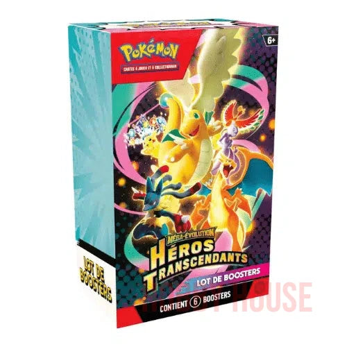 Bundle 6 Boosters Pokémon ME2.5 Héros Transcendants