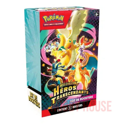 Bundle 6 Boosters Pokémon ME2.5 Héros Transcendants