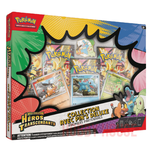Coffret Pin’s Deluxe Pokémon ME2.5 Héros Transcendants (FR))