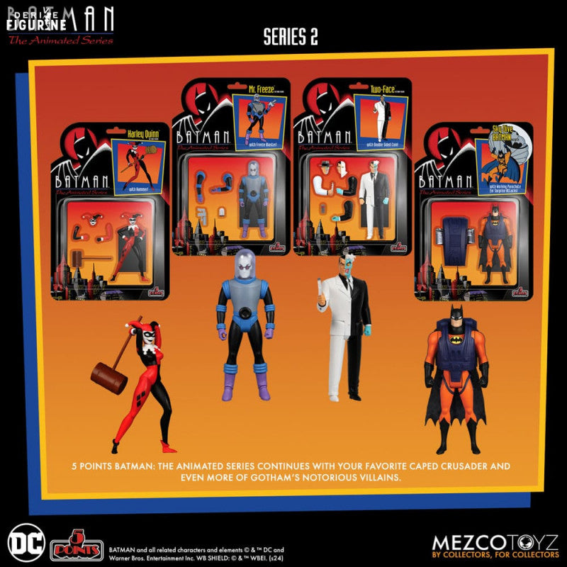 Dc Comics Animated Pack Figurines Deluxe Box Set Series 2 5 Points