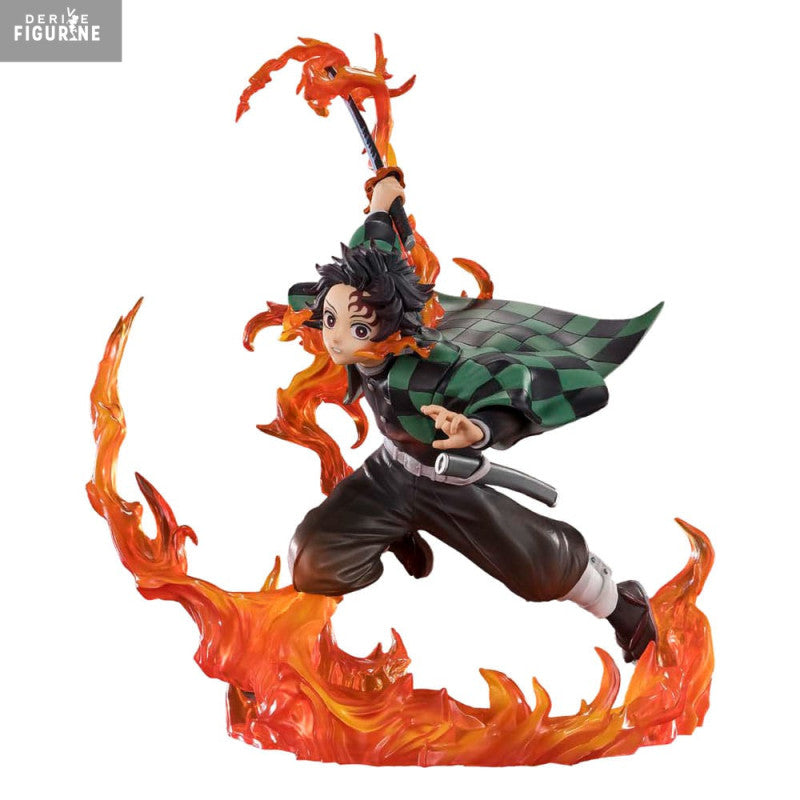 Demon Slayer Figurine Kamado Tanjiro Kyojuro Rengoku Sword Guard Figuartszero