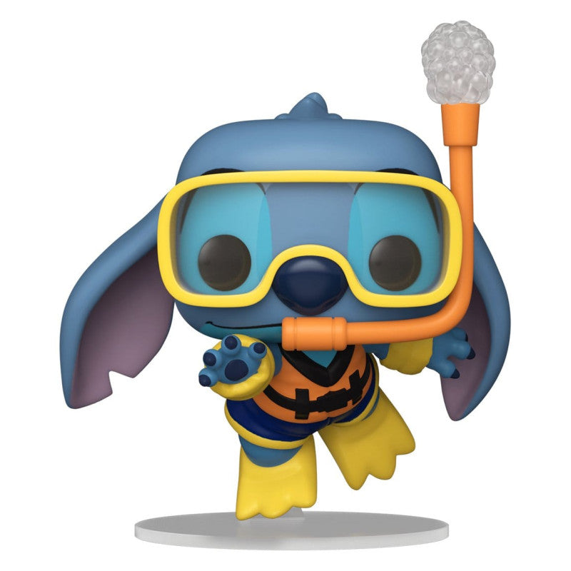 Disney Lilo Stitch Figurine Snorkeling Stitch Pop